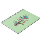 Carnet illustration décorative (Côté gauche)