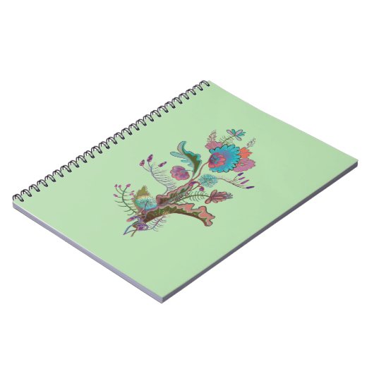 Carnet illustration décorative (Côté gauche)