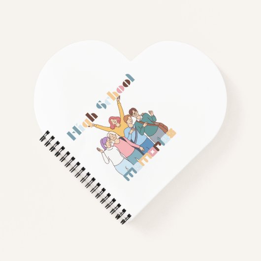 Carnet Illustration des amis souvenirs du lycée (Devant)