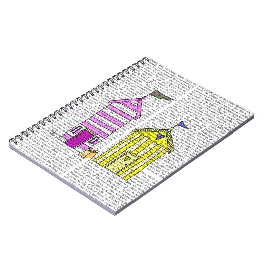 Carnet Illustration des Beach Huts 3 (Côté gauche)