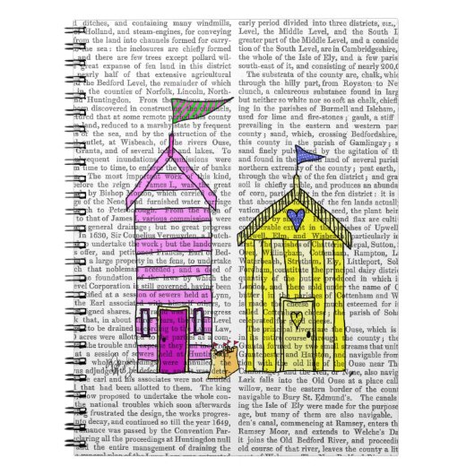 Carnet Illustration des Beach Huts 3 (Devant)