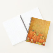 Carnet Illustration des Citrouilles d'automne et du feuil (Intérieur)