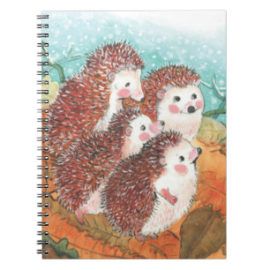Carnet Illustration des hérissons