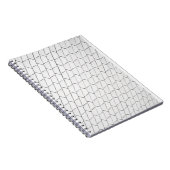 Carnet Illustration des lignes blanches et noires (Côté Droit)