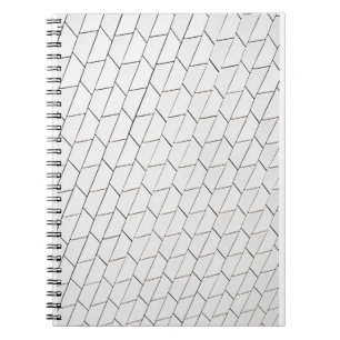 Carnet Illustration des lignes blanches et noires