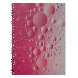 Carnet Illustration des molécules rouges