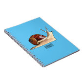 Carnet Illustration d'escargot (Côté Droit)
