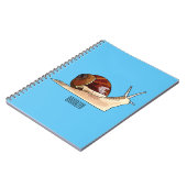Carnet Illustration d'escargot (Côté gauche)