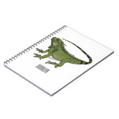 Carnet Illustration d'Iguana (Côté gauche)