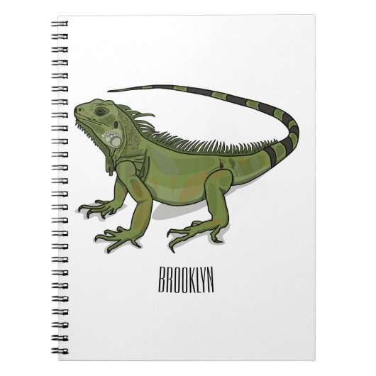 Carnet Illustration d'Iguana (Devant)