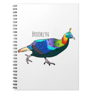 Carnet Illustration d'oiseau monal himalayen