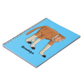 Carnet Illustration drôle de singe proboscis (Côté gauche)