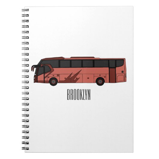 Carnet Illustration du bus (Devant)
