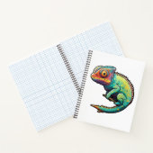 Carnet Illustration du caméléon de dessin (Intérieur)