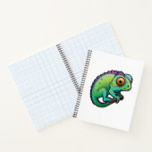 Carnet Illustration du caméléon de dessin (Intérieur)