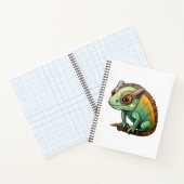 Carnet Illustration du caméléon de dessin (Intérieur)