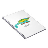 Carnet Illustration du caméléon de Jackson (Côté Droit)