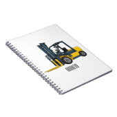 Carnet Illustration du chariot élévateur (Côté Droit)