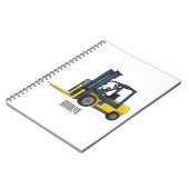 Carnet Illustration du chariot élévateur (Côté gauche)