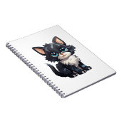 Carnet Illustration du chat de dessin (Côté Droit)