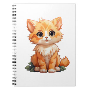 Carnet Illustration du chat de dessin