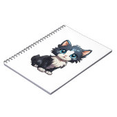 Carnet Illustration du chat de dessin (Côté gauche)