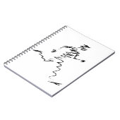 Carnet Illustration du cool du coureur (Côté gauche)