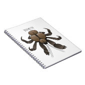 Carnet Illustration du crabe de coco (Côté Droit)