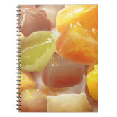 Carnet Illustration du dessert de balle Taro (Devant)