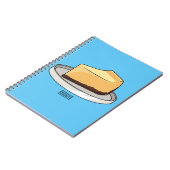 Carnet Illustration du dessin animé Cheesecake (Côté gauche)