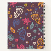 Carnet Illustration du feuillage botanique Nom du monogra (Dos)