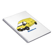 Carnet Illustration du fourgonnette de livraison (Côté Droit)