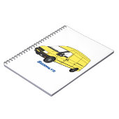 Carnet Illustration du fourgonnette de livraison (Côté gauche)