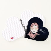 Carnet Illustration du hijabi | Personnalisable en forme  (Intérieur)