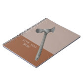Carnet Illustration du marteau de café (Côté gauche)
