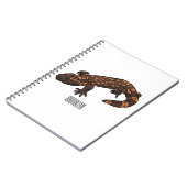 Carnet Illustration du monstre Gila (Côté gauche)