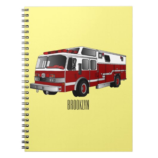 Carnet Illustration du moteur à incendie (Devant)