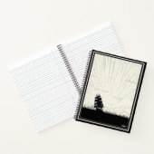 Carnet Illustration du navire pirate Vintage Spiral (Intérieur)