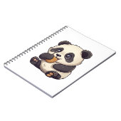 Carnet Illustration du panda de dessin (Côté gauche)