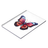Carnet Illustration du papillon de dessin (Côté gauche)