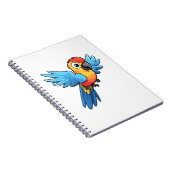 Carnet Illustration du perroquet de dessin (Côté Droit)