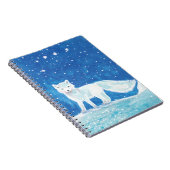 Carnet Illustration du Petit Renard arctique (Vulpes lago (Côté Droit)