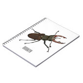 Carnet Illustration du scarabée de stade (Côté gauche)