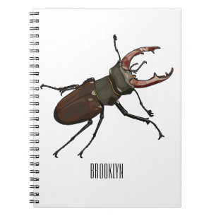 Carnet Illustration du scarabée de stade