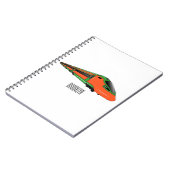 Carnet Illustration du train à balles (Côté gauche)