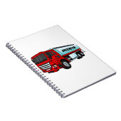 Carnet Illustration du transport de carburant par camion- (Côté Droit)