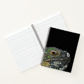 Carnet Illustration d'un animal de lézard d'Iguana (Intérieur)