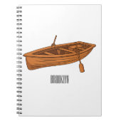 Carnet Illustration d'un bateau à roues (Devant)