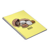 Carnet Illustration d'un champignon (Côté Droit)