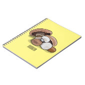 Carnet Illustration d'un champignon (Côté gauche)
